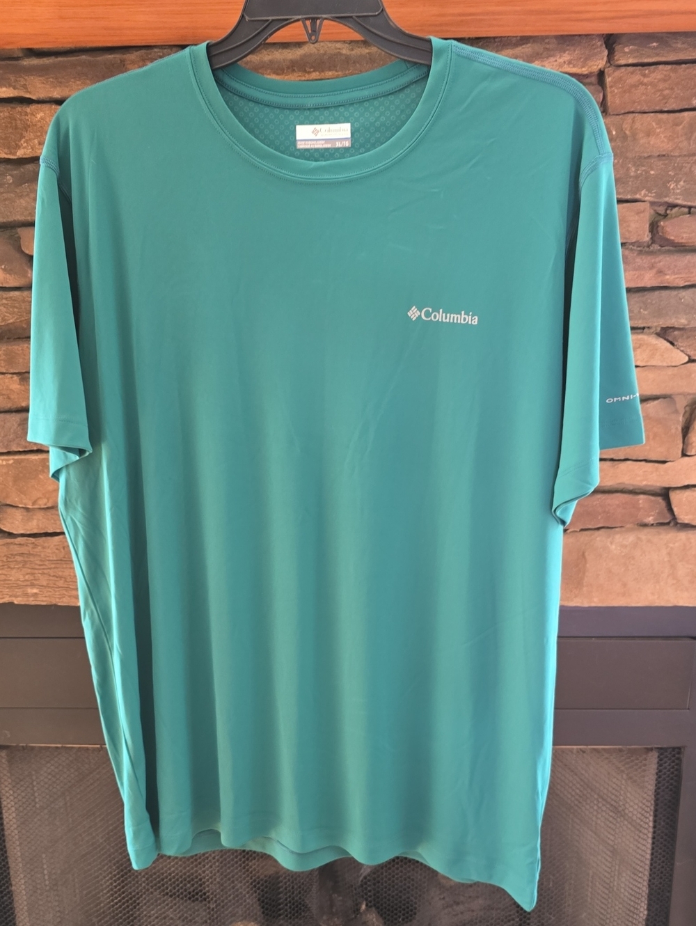 Columbia Teal Short Sleeve Performance Tee